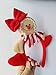 WINZIK Christmas Headwear Gingerbread Man Striped Bowknot Hair Hoop Cute Headband Xmas Holiday Party Supplies Gifts (1#)