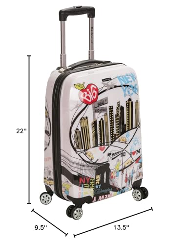 Rockland Departure Hardside Spinner Wheel Luggage, Newyork, Carry-On 20
