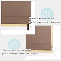 Amazon Com Ryb Home Outdoor Curtain Liner Match With Roller