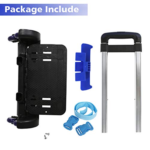Backpack Trolley Wheeled Trolley Hand Aluminium Alloy Folding Trolley