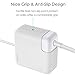 Macbook Pro Charger, SkyGrand Replacement 60W MagSafe L Shape Power Adapter Charger for MacBook and 13-inch Macbook Pro - Before Mid 2012 (With US Extension Cord)
