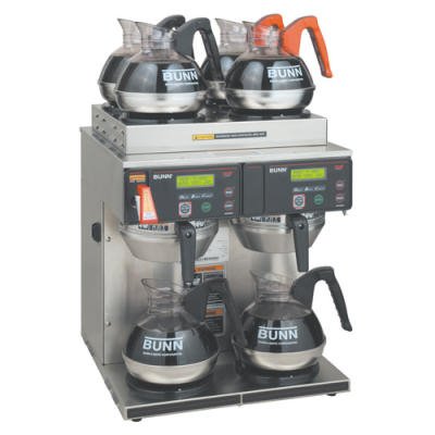 Click Here to See More Images BUNN 38700.0014 Axiom Twin Airpot Coffee Brewer with 6 Warmers (120/208V Standard)