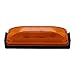 Leading Edge Lighting Amber LED Clearance Side Marker Light 1x4 Camper /Trailer Truck (with Black Bracket)