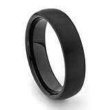 6mm Round Men's Tungsten Wedding Band