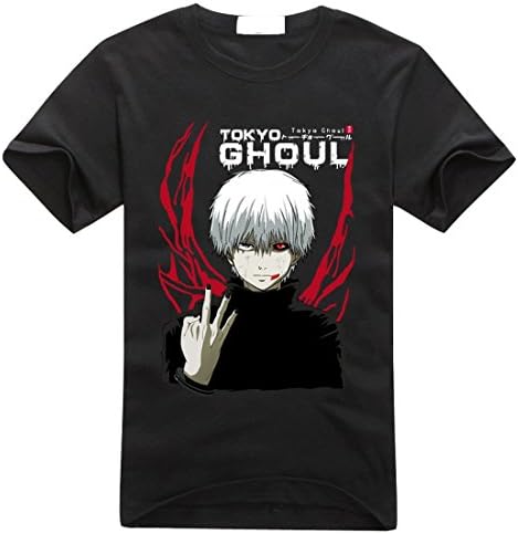 Tokyo Ghoul Cosplay Costume Anime Short Sleeves Tee T-Shirt