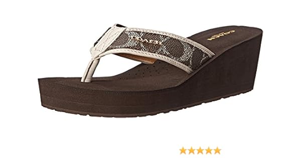 coach jolene flip flops
