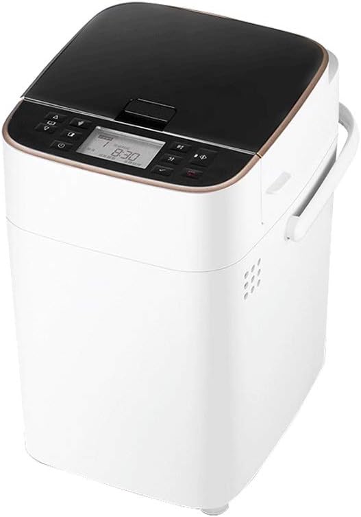 ZYK Bread Machine Home Automatic, Breadmaker Intelligent Breakfast Sandwich Toast Maker DIY Cake Machine 27 Menus 60 Minutes Heat Preservation