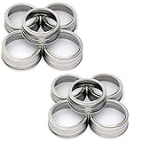 Mason Jar Replacement Rings or Tops Durable & Rustproof Tinplate Metal Bands/Rings for Mason Jar, Ball Jar, Canning Jars,Storage (Set of 10 wide mouth)