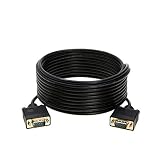 Cables Direct Online 25FT SVGA Monitor Cable, Male to Male 1080P Super VGA Display Cord for PC Projector Laptop TV