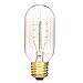 Vintage Edison Bulb - 25 Watt - T45 - Spiral Cage Filament - Dimmable - 8 Pack - 65 Lumen