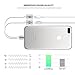 iPhone 7 Audio Charge Splitter CONMDEX Aluminum Lightning Adapter Jack for iOS 10.3 iPhone 7/7 Plus Headphone Support Listen,Talk and Remote (Silver)