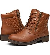 Vepose Women's Fashion Ankle Booties Combat Boots for Women