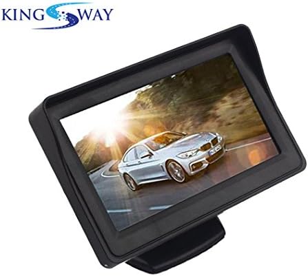 Kingsway 4.3 Inch TFT/LCD Car Dashboard Display Screen, Suitable for Mahindra XUV 500, Model Year : 2015-2017, Material: ABS, Color : Black, 1 Piece