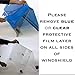Fat Cat Golf - Fits EZGO TXT 1995-2013 Clear Fold Down Impact Resistant Windshield for EZGO TXT Golf Carts - Windshield Will Arrive with Protective Film on All Sides.