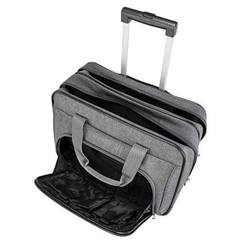 Targus Metro Rolling Laptop Case Bag for Business Commuter with Durable