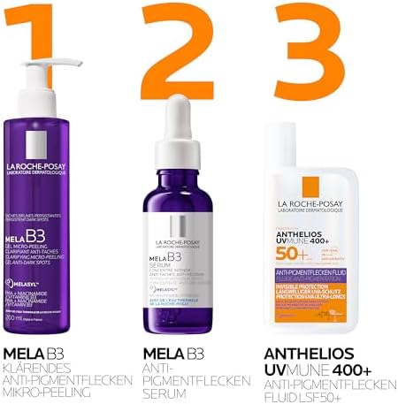 Anthelios UVMUNE 400 Anti-Pigmentflecken Fluid LSF 50+, Effektiver Sonnenschutz mit Mexoryl 400 gegen langwellige UV-Strahlen, Für zu empfindliche, zu Pigmentflecken neigende Haut, 50ml
