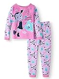 AME Disney Vampirina Little Girls Toddler Cotton Pajama Set,Pink,3T