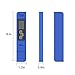 Newdy Digital TDS, EC, Temperature Tester PPM Meter for Water Quality Testing, 0-9990 ppm, 1 ppm Resolution,+/-2% High Accuracy, Battery Included(Blue)