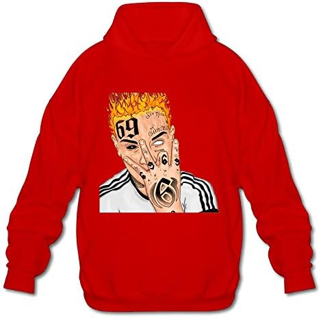 TAVJCFW Temperament Customization Man 6ix9ine Hoodie Black Winter