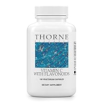 Thorne Research - Vitamin C with Flavonoids - Blend of Vitamin C and Citrus Bioflavonoids from Oranges, the Way They're Found Together in Nature - 180 Capsules