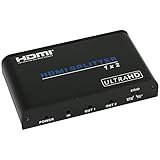 Revesun 1x2 HDMI Splitter 1 in 2 out 1080p HDCP 2.2 4k2k Ultra High Definition Splitter HDMI Box DVI 1.0 3D