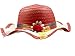 Girls Tea Party Hat Assortment - 4 Children Sun Hats - Assorted Colors