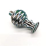 AJNCN.-DOJWA.LLC Round Colorful Glass Cover Cap,1 Piece