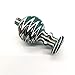 AJNCN.-DOJWA.LLC Round Colorful Glass Cover Cap,1 Piece