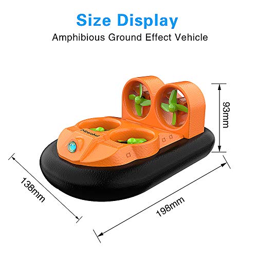 Goolsky Mirarobot GV160 RC Boat LED EPP 2.4G High Speed Ground Effect Amphibious Anti-Crashed Vehicle Hovercraft