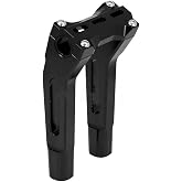 M Maintenanse 10" Height 1 inch &amp; 1.25 inch Size Adjustable Handlebar Riser Clamp Pullback Fit For Harley Dyna Fat Bob Street Bob Low Rider Touring Electra Glide Fat boy