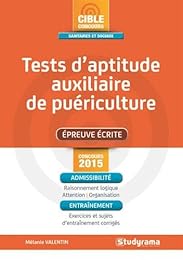 Tests d'aptitude auxiliaire de puériculture