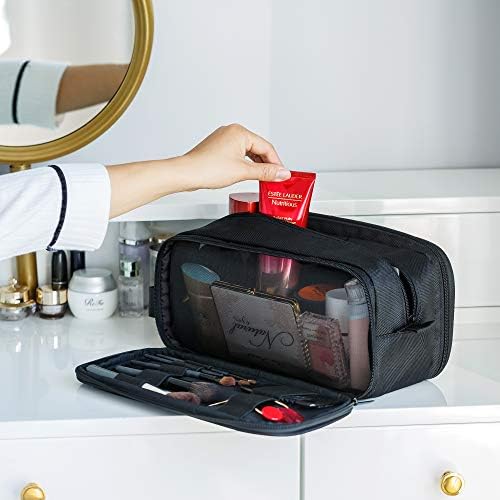 Lizzton Toiletry Bag for Men Travel Large Dopp Kit Water-resistant Women Shaving Bags, Portable Toiletries Storage Organizer, and one Drawstring Shoes Bag 9 Lizzton Toiletry Bag for Men Travel Large Dopp Kit Water-resistant Women Shaving Bags, Portable Toiletries Storage Organizer, and one Drawstring Shoes Bag