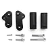 Krator MT219-055 Black Slider (Yamaha YZF R1 No Cut Frame 2009-2012) Frame Bobbins Crash Protectors Motorcycle Sportbike)