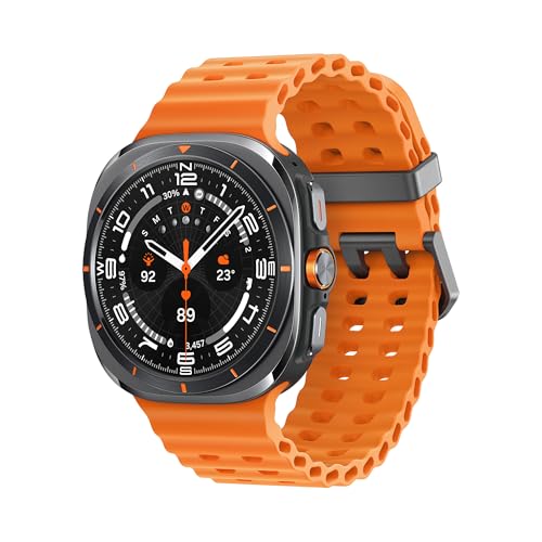 Samsung Galaxy Watch Ultra 2025 (Titanium Gray, LTE, 47mm) Smartwatch Galaxy AI, Design Resistente agli Urti, Batteria a Lunga Durata, Cassa in Titanio di Grado Aerospaziale [Versione Italiana]
