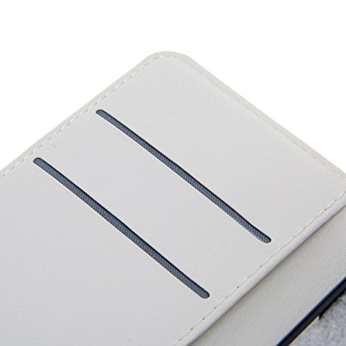 Scheam LG Q7 Case,[ Shock Absorbent ] Protection PU Leather Kickstand Wallet Cover Durable Flip Case LG Q7 Flower - Thumbnail 2