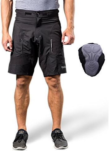 Mountain Bike MTB Cycling Shorts With Removable Biking Cycling Padded Black M