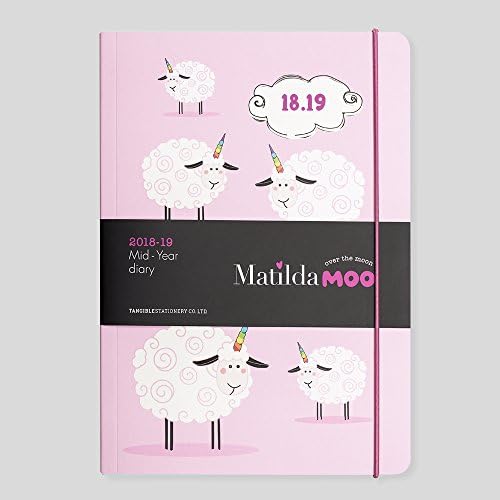 Matilda MOO 2018-19 A5 Weekly Mid Year Diary - Baanicorn