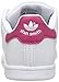 adidas Originals Kids Stan Smith Sneaker, FTWR White/FTWR White/Bold Pink, 8 US Unisex Toddler
