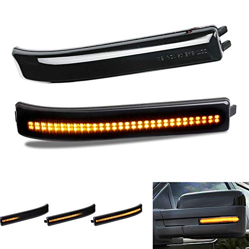 2x Dynamic Led Side Mirror Reflector Turn Signal Light Lamp Compatible