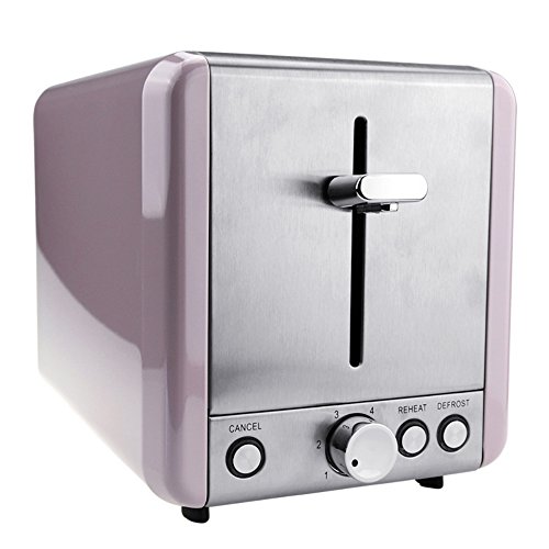2-Slice Fully Automatic Toaster Stainless Steel With Dust Cover 3.5Cm Extra Wide Slots Removable Crumb Tray Auto Shut-Off High Lift Lever