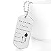 Dog Tag Gifts for Dad - Dad Gift Idea from Wife Daughter Son Kids, Stainless Steel, with Gift Box, Christmas Birthday Fathers for Men Husban