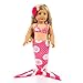 Ecore Fun 16-18 Inch Doll Clothes Mermaid Tail Outfit Swimsuit Bikini for America 18 Inch Girl Doll and 16 Inch Girl Doll
