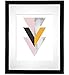 Midcentury Modern Minimalist Midcentury Print Midcentury Art Geometric Art Mid Century Modern Abstract Art Scandinavian Print Mid Century Art Triangles Art Print 8x10