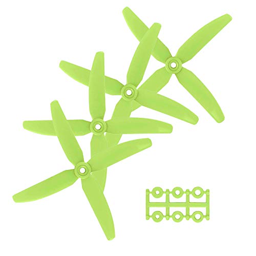 DronePost-Propeller-vier-Schlaeger-5040-4-Stueck-Drohne-FPV-4-Stueck-RC-FPV-HE4-50404-Stueck-gruen