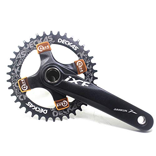 EASTERN POWER MTB Chainring Bolts&Nuts, Bicycle CNC Anodized Orange Chain Wheel Crankset Double/Single Chainring Bolt, 4 Pcs - Thumbnail 6