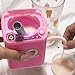 MAKEUP BRUSH CLEANER SPINNER MACHINE - Electronic Mini Washing Machine Shape Automatic Makeup Brush Cleaner Dries Deep Cleaning for Brushes, Sponge and Powder Puff Tiktok Toy (Pink)