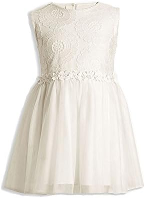 LvYinLi US Baby Girls Clothes Babys Cute White Dresses,Girls Princess Dress (19-24 months, White)