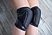 Pole Dance Knee Pads - Woman Protective Knee Pads - Perfect for Ballet Dance and Cross-fit Knee Protection - Sleek Black Grip (L)