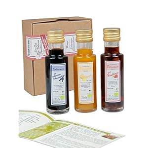 direct&friendly Bio Geschenkset und Probierset 3×100 ml Flaschen Bio Balsam Essige