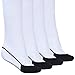 Cinak Women Low Cut Socks No Show Half Socks with Sling Back 4-Pairs (Black)